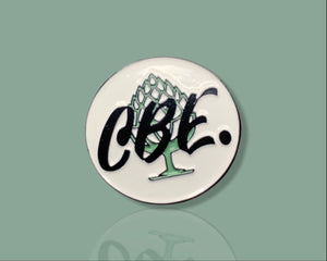 The CBE Enamel Pin